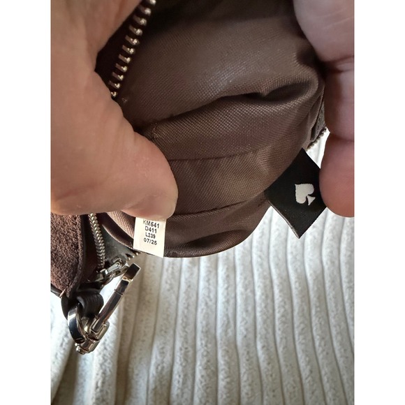 Kate Spade Cbody Duo Suede Studs Hot Fudge Brown Leather Crossbody Bag KM541 - Picture 5 of 10